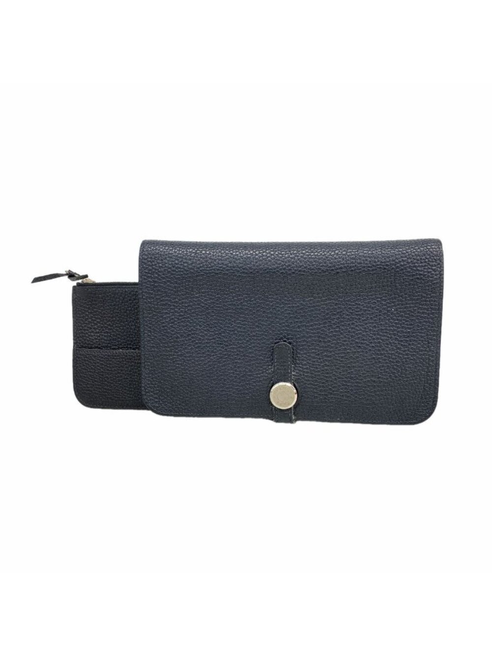Hermes Wallet Dogon GM Togo Black Gold